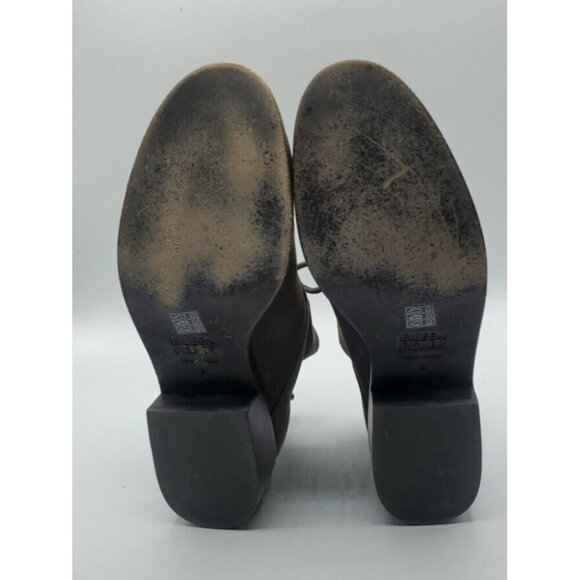 EILEEN FISHER Rey Womens Bootie Shark Gray Suede Leather Lace-up Boot 8M - Picture 11 of 12